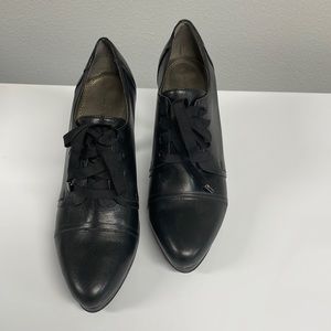 Tahari high heel “loafer”